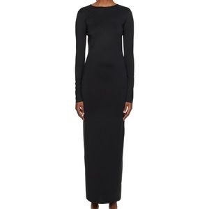 skims soft rib maxi dress